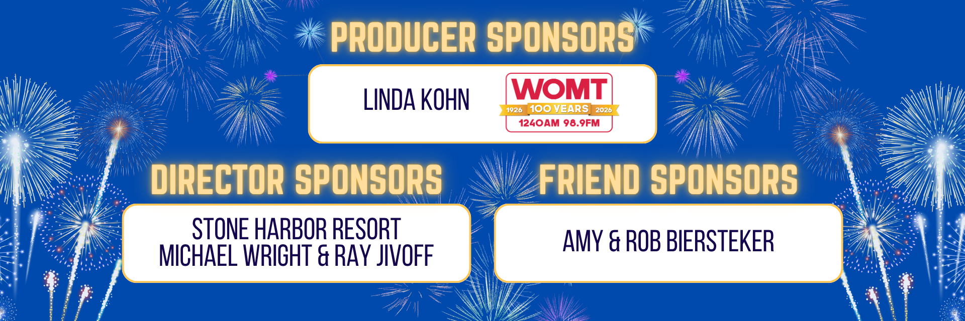 2026 TAP Annual Gala Sponsors Web Banner