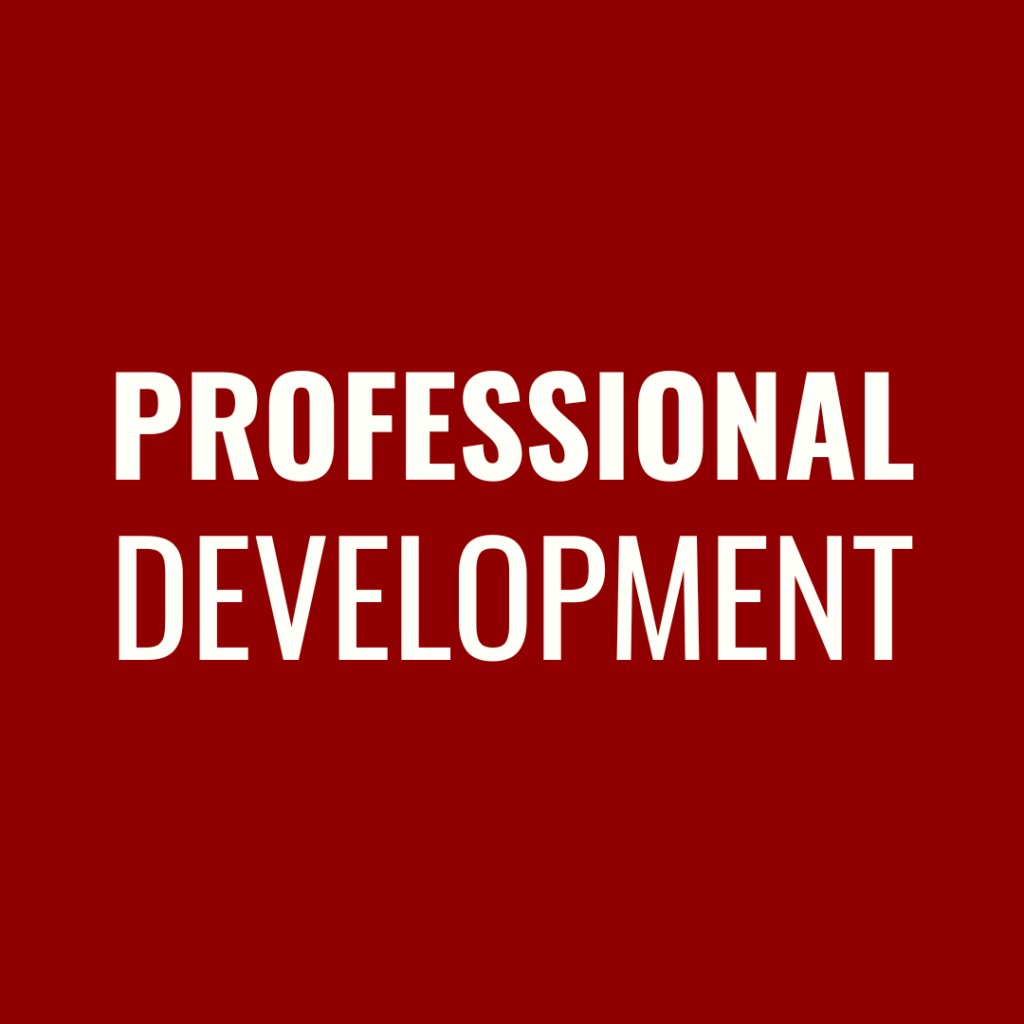 Professional Development offered through the TAP Education Program