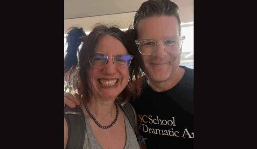 Playwrights Crystal Skillman and Brian James Polak from American Theatre