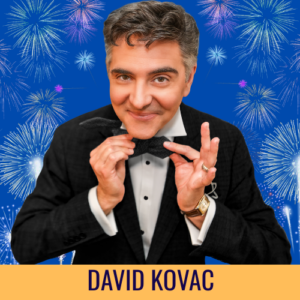 DAVID KOVAC GALA NEWS BLOG GRAPHIC David Kovac, illusionist and entertainer to perform at TAP Annual Gala