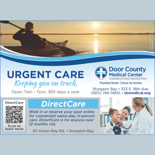 DOOR COUNTY MEDICAL CENTER SPONSOR NEWS BLOG GRAPHIC Door County Medical Center, 2026 sponsor at TAP
